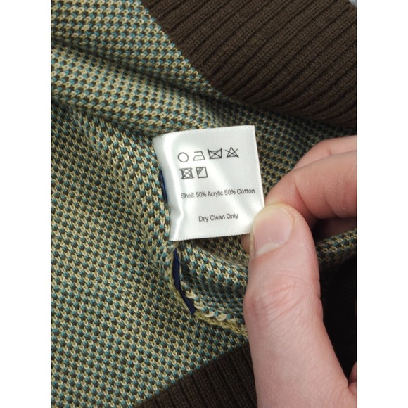 AWAKE NY Sweater Vest Adult Medium Knit Butterfly AOP Unisex Cotton Blend - Picture 7 of 10